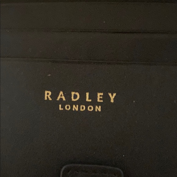 Radley London Black Leather BiFold Wallet with Zipper Coin section - Picture 5 of 5